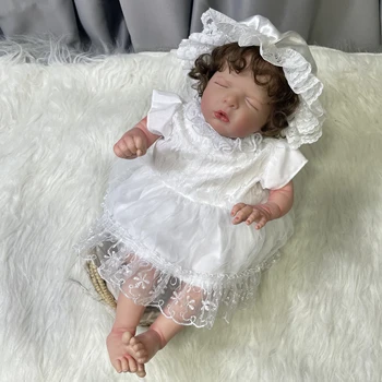 52CM Tikroviška Baigė Reborn Baby Doll Luisa Princesė Jau Dažytos Vertus-įsišakniję Plaukų Žaislas Pav Lėlės Mergaitėms Dovanų